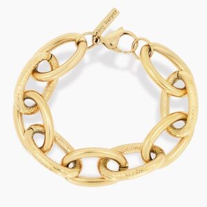 Hey Harper Elouise Gold Stainless Steel Chunky Linked Bracelet